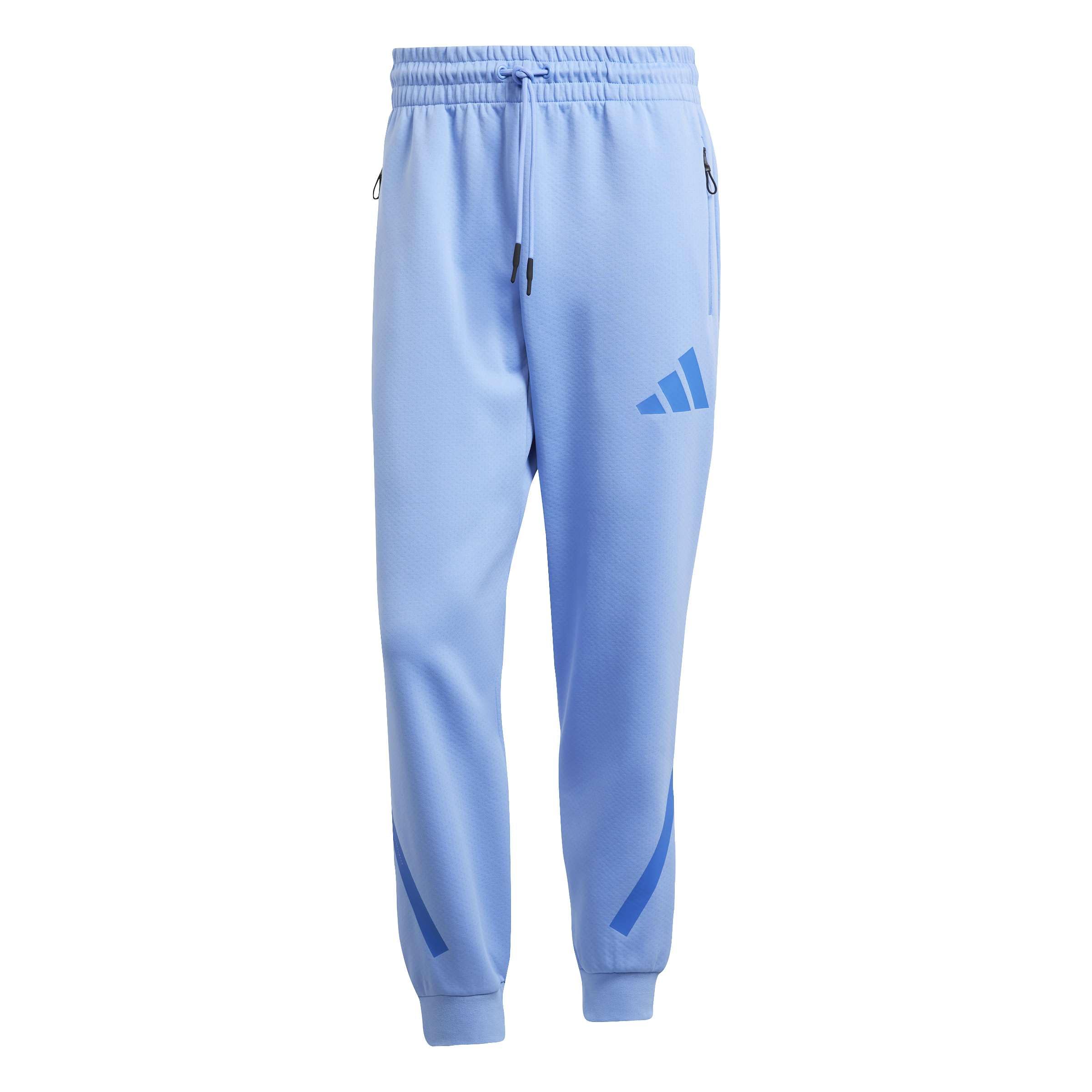 adidas Men’s Z.N.E. Pants, Blue Fusion, Large