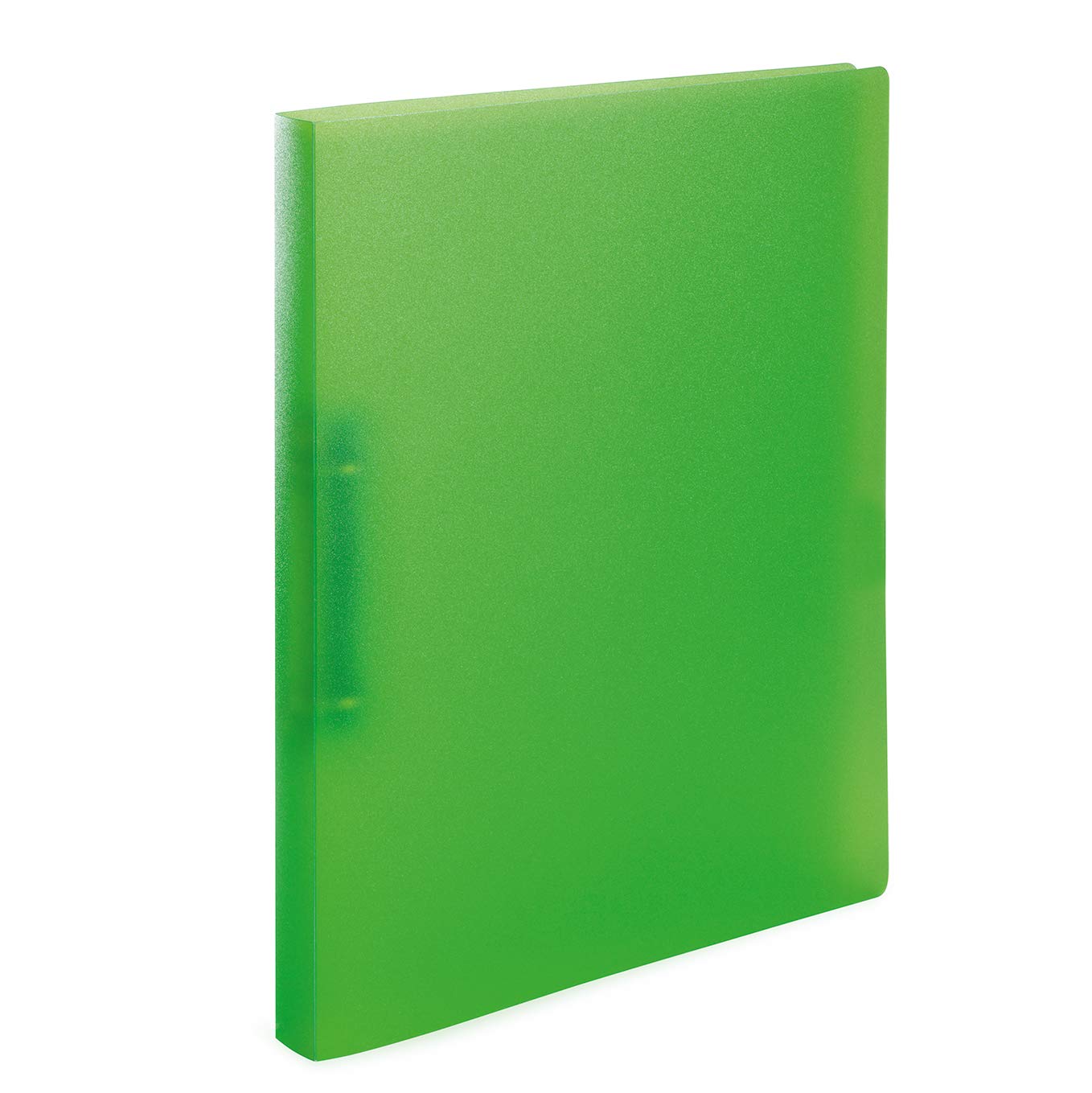 HERMA Ring Binder Translucent in Light Green, A4, 25 mm Spine, Slim 2-Ring Binder Made of Plastic