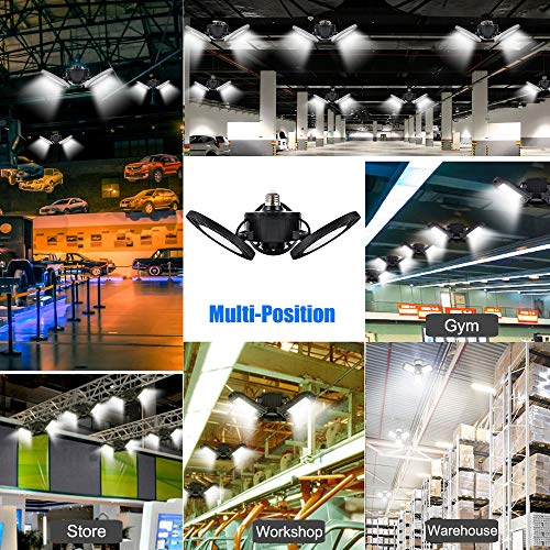 5 Deformable+6000Lumens+Adjustable+Basement+Workshop