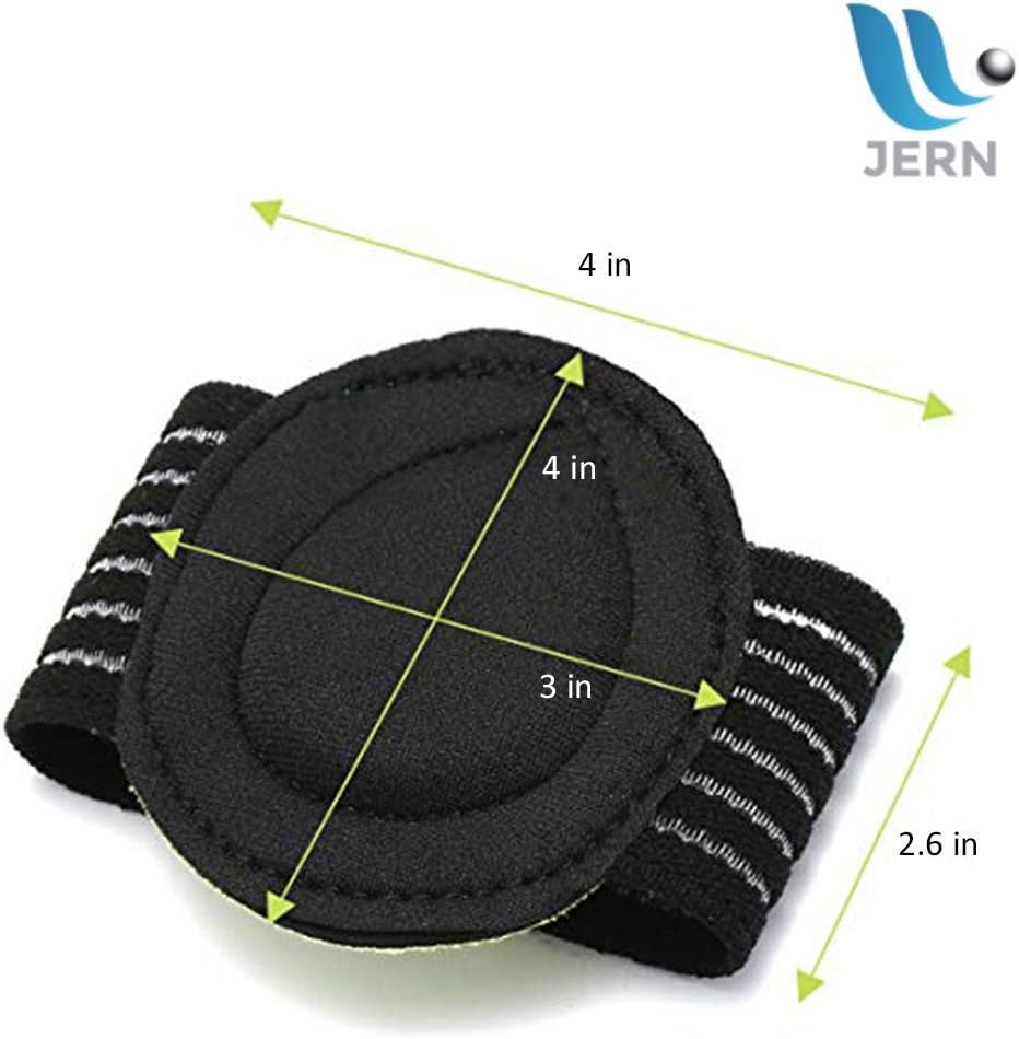 Arch Support Compression Plantar Fasciitis Extra Thick Cushioned Arch Support Sleeves for Men and Women by JERN - Flat Feet Pain Relief, Achy Foot Support Insoles, Fallen Arches, Heel Spur (1 Pair): Health & Personal Care