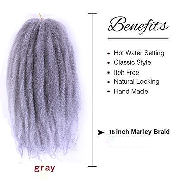 Amazon Com 18 Inch 100g Afro Kinky Curly Twist Hair Crochet