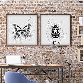 Framed Dreamscape Home Artwork for Living Room Bedroom x2 Panels