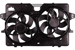 TORCIA TYG OE Replacement(CAPA Quality) Cooling Fan Extra Silent for 2008-2012 Ford Escape 3.0L, 2008-2011 Mercury Mariner 3.0L, 2008-2011 Mazda Tribute 3.0L | 8L8Z8C607B | FO3115182 | 621-038