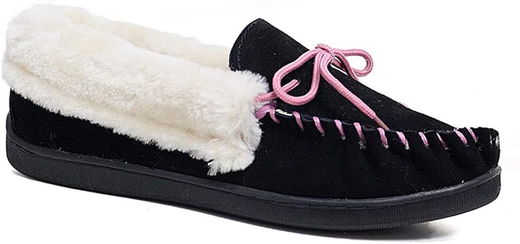 moccasin style slippers ladies