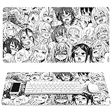 Large Gaming Mouse Pad Ahegao Steam Hentai Collage