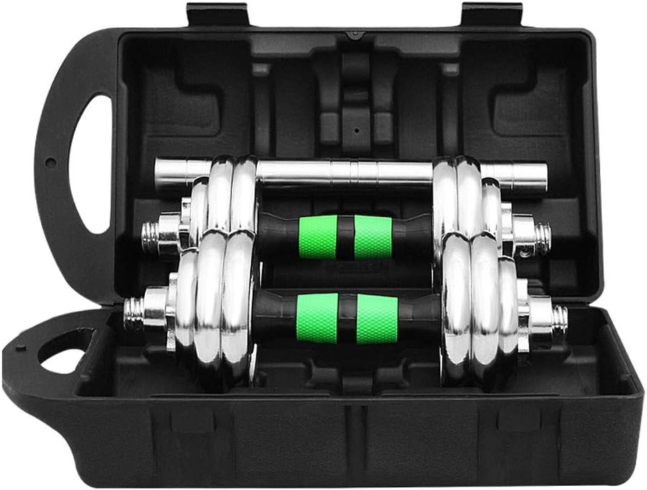 Alvis Dumbbell 2pcs Adjustable Weight Dumbells Electroplated Cast Iron Gym Dumbells Barbell Set Box for Men Body Building Dumbbell Dumbbell Set (Size : 15kg(7.5kg2))