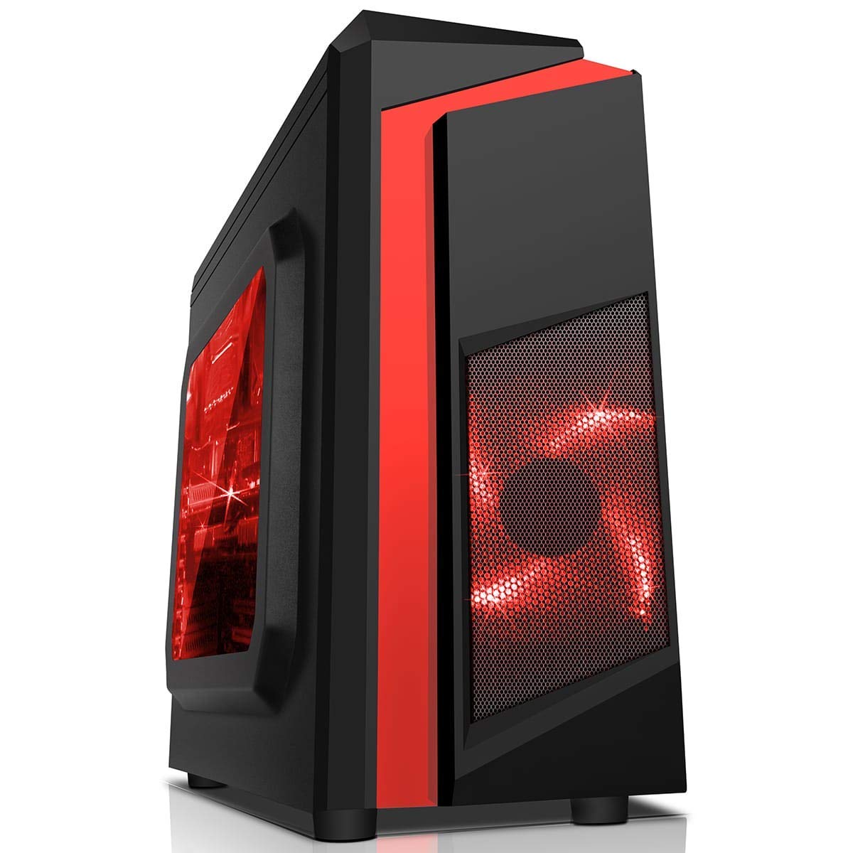 Red Gaming PC Intel i58GB RAM 2TB HDD GT710 Windows 10