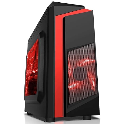Red Gaming PC Intel i58GB RAM 2TB HDD GT710 Windows 10