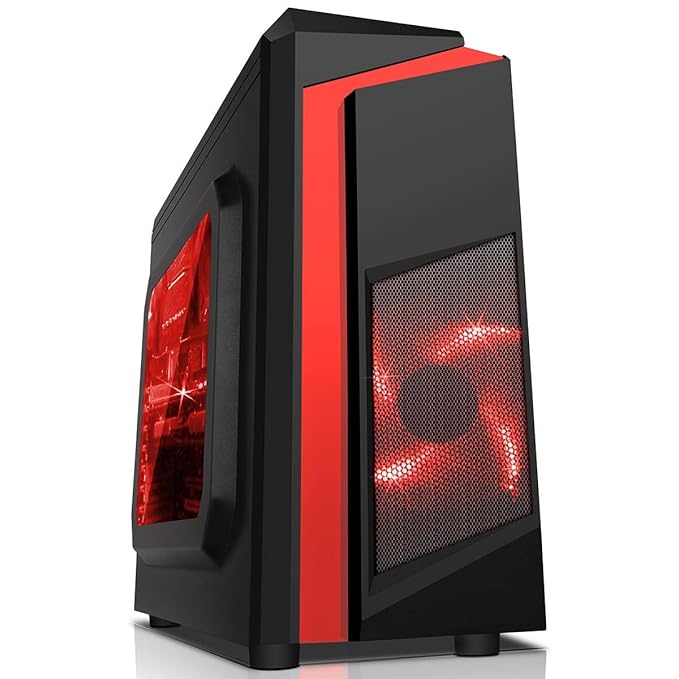 Red Gaming PC Intel i58GB RAM 2TB HDD GT710 Windows 10