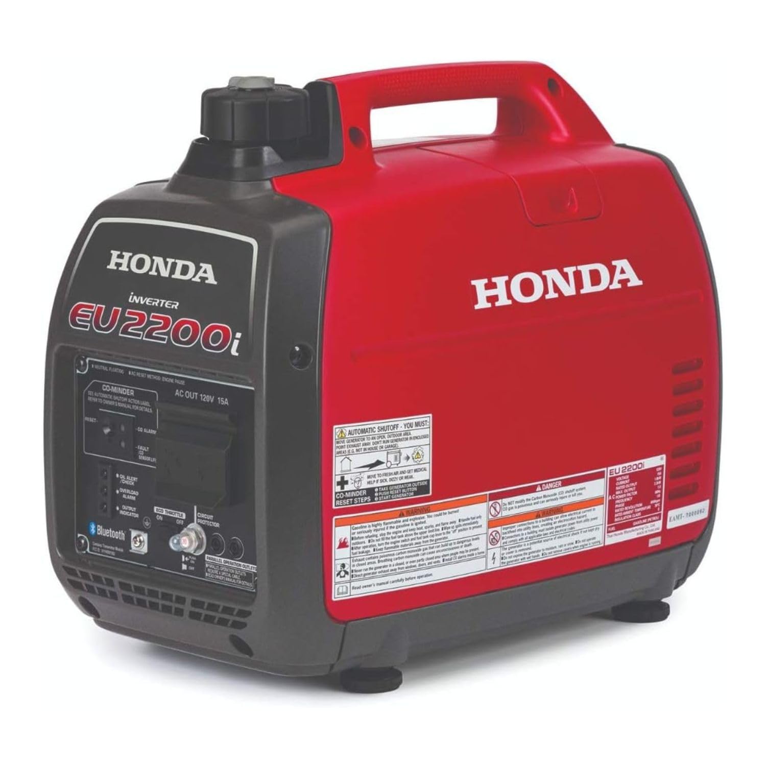 Honda EU2200ITAN 2200-Watt 120-Volt Super Quiet Portable Inverter Generator with CO-Minder