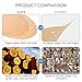 100pcs Unbleached Air Fryer Liners, 9inch Bamboo Steamer Liners, Vancens Premium Perforated Parchment Steaming Paper Rounds, Non-stick Steamer Mat, Perfect for 5.3 & 5.8 QT Air Fryers/Baking/Cooking