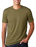 Next Level ApparelNext Level Premium Fit Extreme Soft Rib Knit Jersey T-Shirt, Military Green, XS