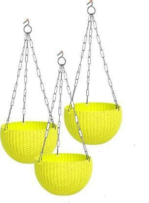 PALOMINO Plant Container Set (Pack of 3, Plastic)