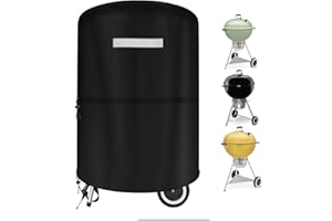 VIADOM Grill Cover for Weber 22 Inch Charcoal Kettle Grill - Grill Cover for Outdoor Grill, Heavy Duty Waterproof UV & Fade Resistant Barbecue Cover BBQ Grill Cover for Griddle Char-Broil 22 Inch Grills