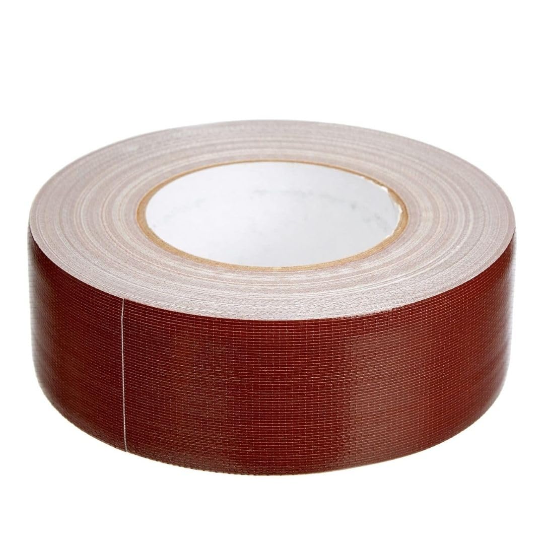 BONUS Eurotech 1BC12.46.0050/050A# Premium Duct Tape, Natural Rubber Based Adhesive, Width 50 mm, Length 50 m, Thickness 0.25 mm, Brown