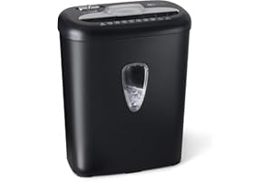 �鶹�� Basics 8-Sheet Cross-Cut Paper and Credit Card Home Office Shredder
