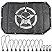 Durable Mesh Sunshade Top Cover Provides UV Sun Shade Protection for 2007-2017 Jeep Wrangler JK JKU-2 Door Skull