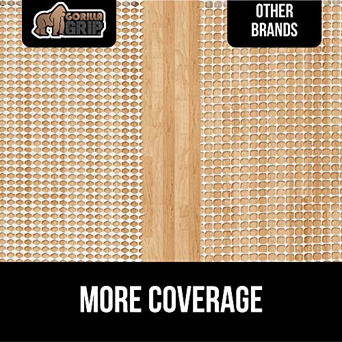Gorilla Grip Extra Strong Rug Pad Gripper, 8x8 FT Square, Grips Keep