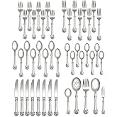 Wallace Napoleon Bee 18/10 Stainless Steel 45pc Flatware Set (Service for Eight)