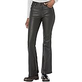 KUT from the Kloth Ana High-Rise Fab Ab Flare-Baby All Over- Coated