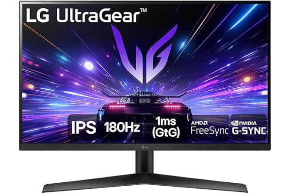 Monitor Gamer LG UltraGear 27” 27GS60F-B IPS Full HD 180Hz 1ms (GtG) NVIDIA® G-SYNC® AMD FreeSync™ HDR10 sRGB 99% HDMI Displa