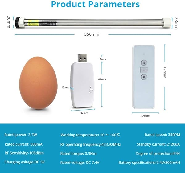 Zemismart Tuya WiFi Motor de persiana Enrollable Recargablebatera incorporada Smart Life Blind Engine Alexa Google Home Control Funcin de TemporizadorTuya App Control No RemoteFor 25mm Tube