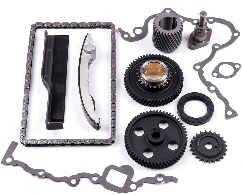 FINDAUTO Engine Timing Kit Chain Kit replacement for 2001-2004 1112 UN-39105 Misubishi Pajero Delica Canter Triton 2.8L 4M40