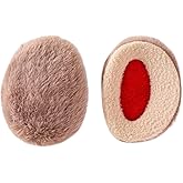 BYERUITE 1 Pairs Bandless Ear Muffs for Winter, Plush Thick Winter Ear Covers, Ear Warmers for Women Men