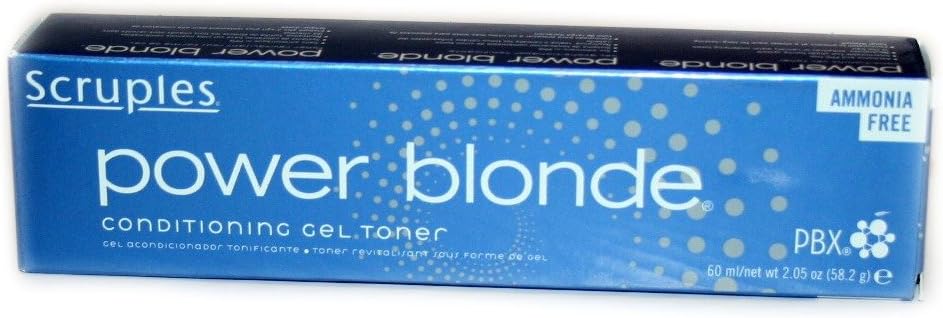 Scruples Power Blonde Conditioning Gel Toner, Steel Blue Base, 2.05 Ounce