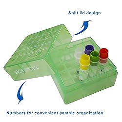 CryoKing 2in 25 Well PP Cryogenic Boxes, Microtube