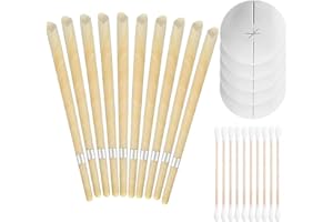 FELUSEMA Beeswax Ear Candles Wax Removal，1 Ear Cleaning Tool Set Simple Cleaner Easy to use