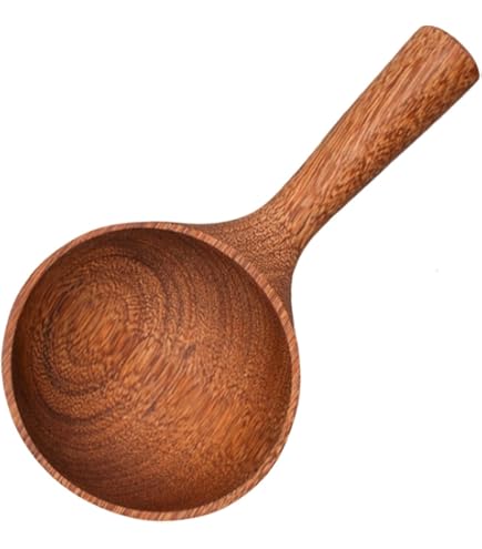 Big Cherry Wood Ladle Scoop Dipper Wooden Natural Eco For Kitchen And - View #7