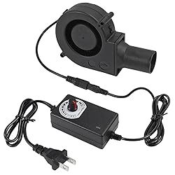 97mm x 33mm BBQ Fan 12V Blower with 110V/120V