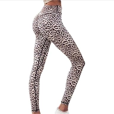 leopard print workout tights