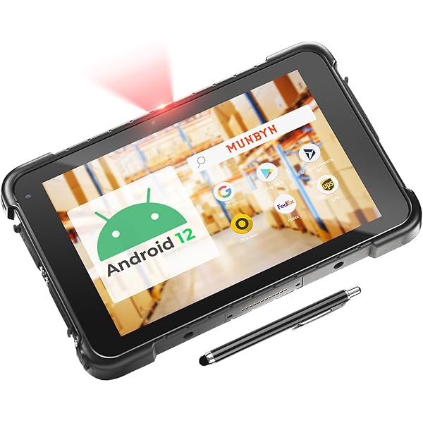 Amazon.com : MUNBYN Rugged Android Tablet Scanner IRT01, 8-inch  