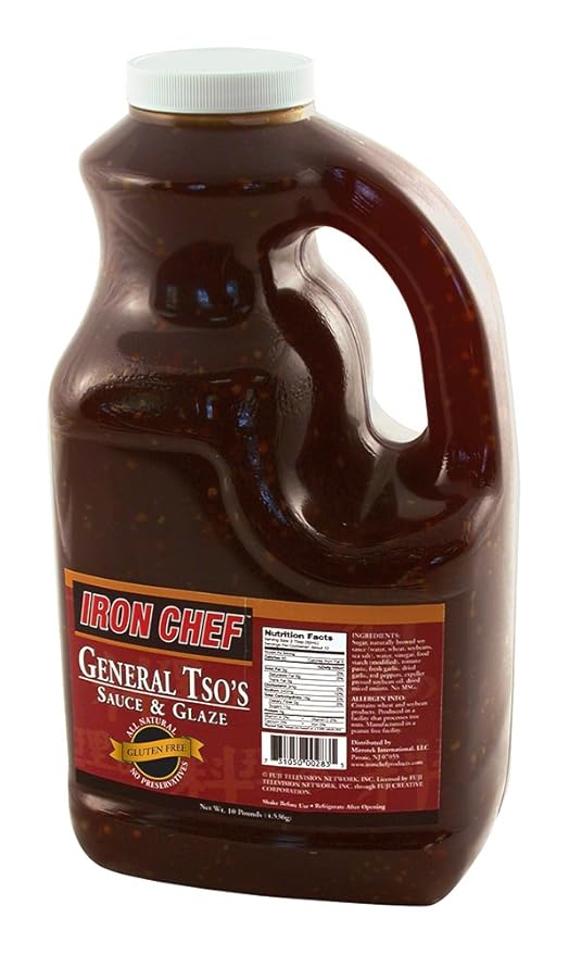 Iron Chef Gluten Free Sauce Gallon, General Tso, 10.47