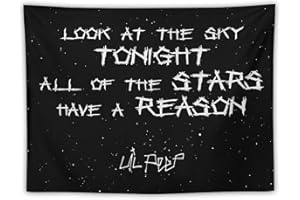 DOBOER Lil Peep Tapestry for College Dorm, Bedroom And Living Room Home Decor 30"x40", Love Rapper Hip Hop Wall Tapestries Hanging for Gifts