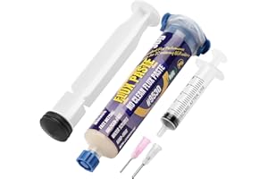 BEEYUIHF Soldering Paste Flux, No-Clean Solder Flux, for Electrical Soldering, 30cc Syringe Solder Paste (1.62oz/46g)