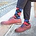 Falari Men Cotton Dress Socks, 12-pack Argyle Shaped, One Size