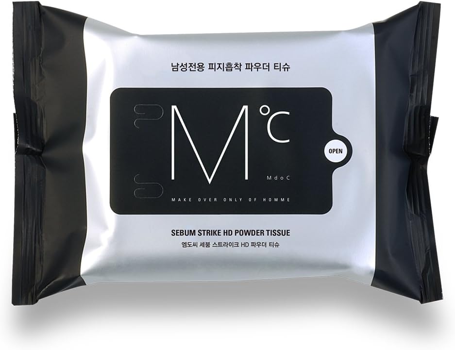 MdoC Men's Sebum Strike HD Powder Tissue 20 sheets