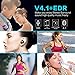 Wireless Earbuds, totobay Ture Completely Wireless V4.1 Dual Mini Bluetooth Headphones Twin Stereo Sweatproof Sport Earphones with Mic for Samsung S9/8 Edge and More (Black)