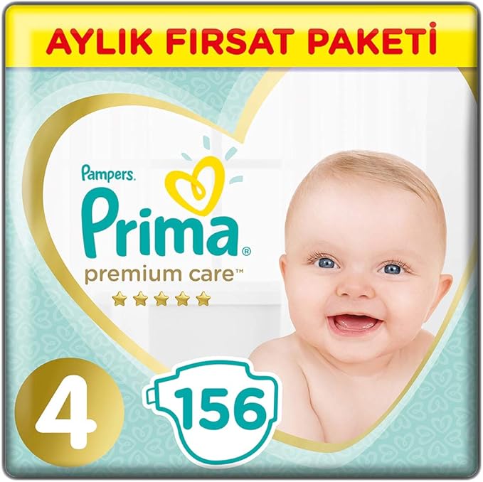 Prima Bebek Bezi Premium Care 4 Beden Maxi Aylık Fırsat