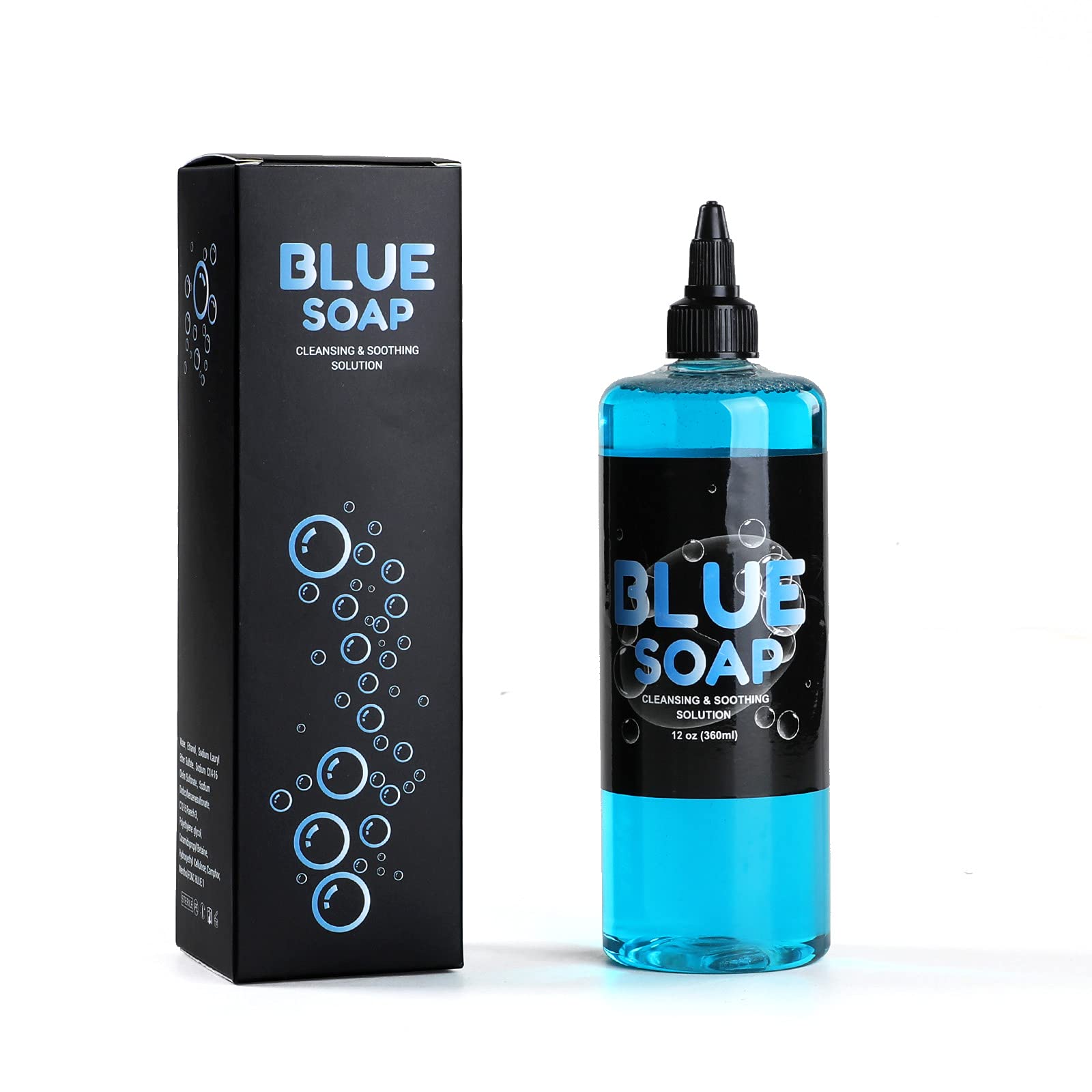 Stigma Blue Soap Tattoo Highly Concentrated Neutral 360ml/12oz Liquid Wash Cleansing Soap for Tattoo and Hand Washing TS301-12OZ-3