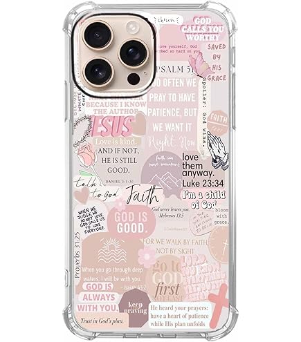 Amazon.com: Nsyosio Jesus Quotes Case for iPhone 16 Pro