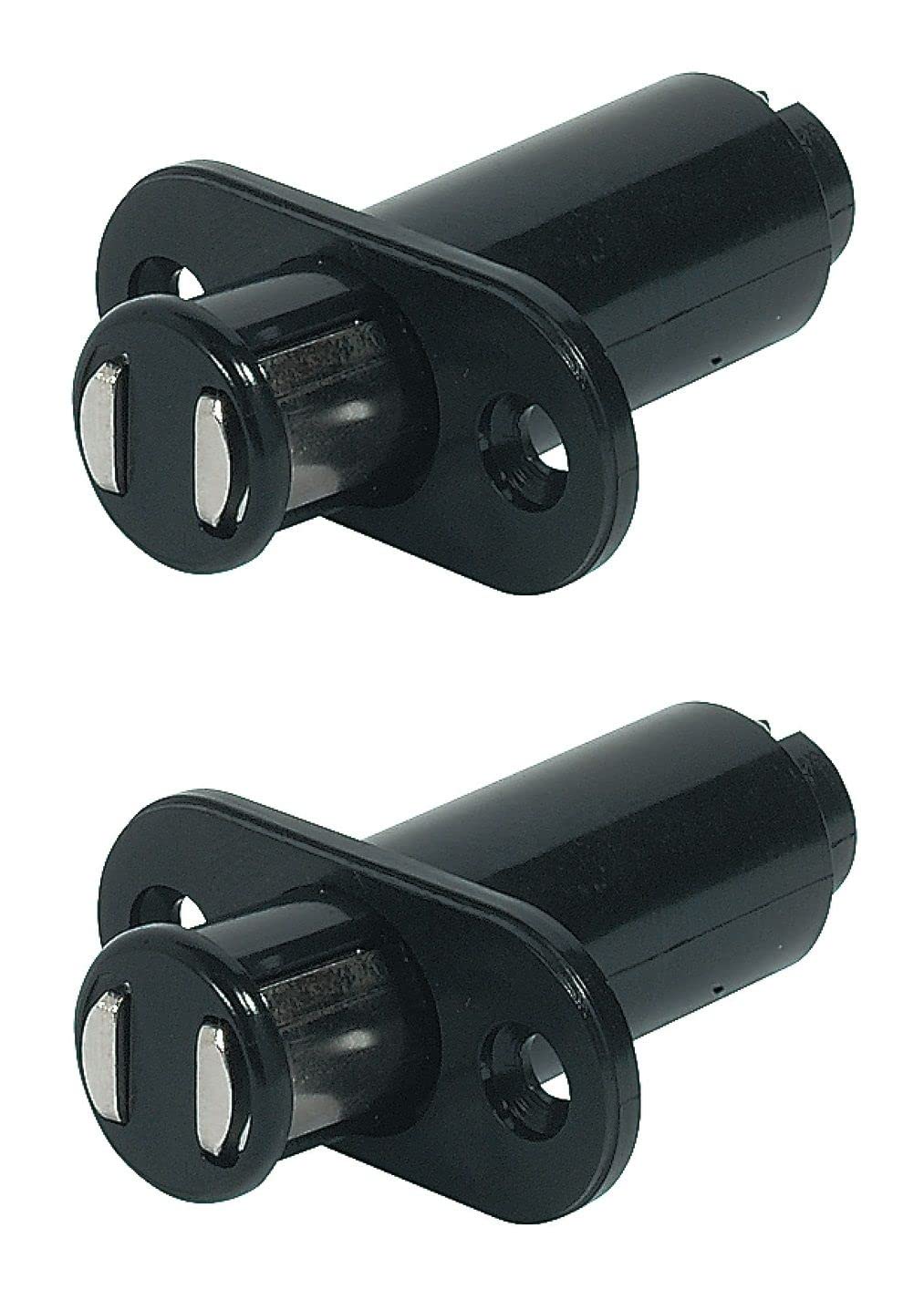 cyclingcolors 2X Magnetic Catch Black Strong Door Magnetic Catch Cabinet Door Closer