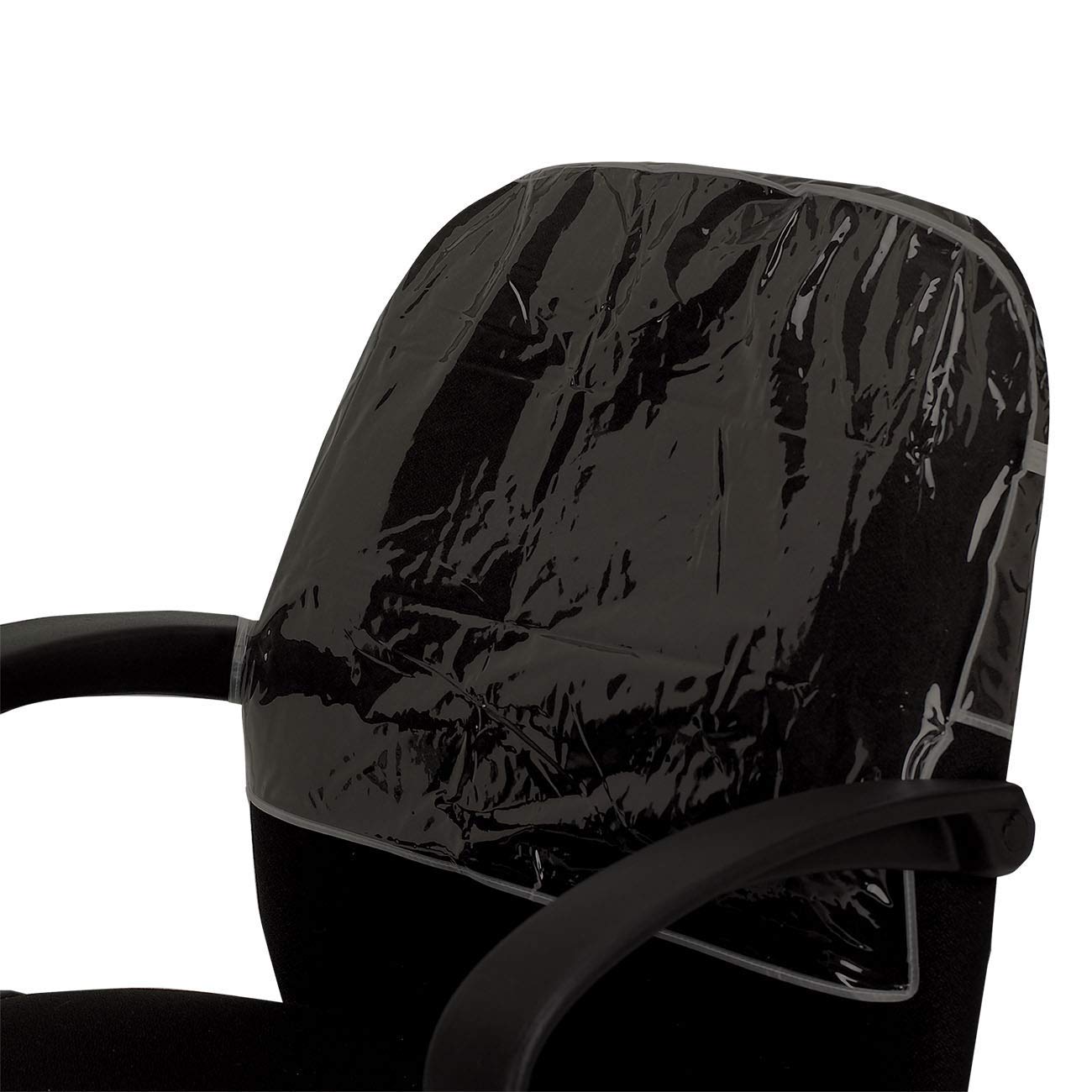 Betty Dain Deluxe Chair Back Cover, Round, Prevents Damage To Spa/Salon Upholstery From Stains, Chemicals, Moisture, and Wear, Fits Most Salon Chairs, Black, 21.5 x 16 x 3: Beauty