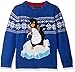 Blizzard Bay Boys' Little Boys' Pimped Out Penguin Sweater, Blue/White