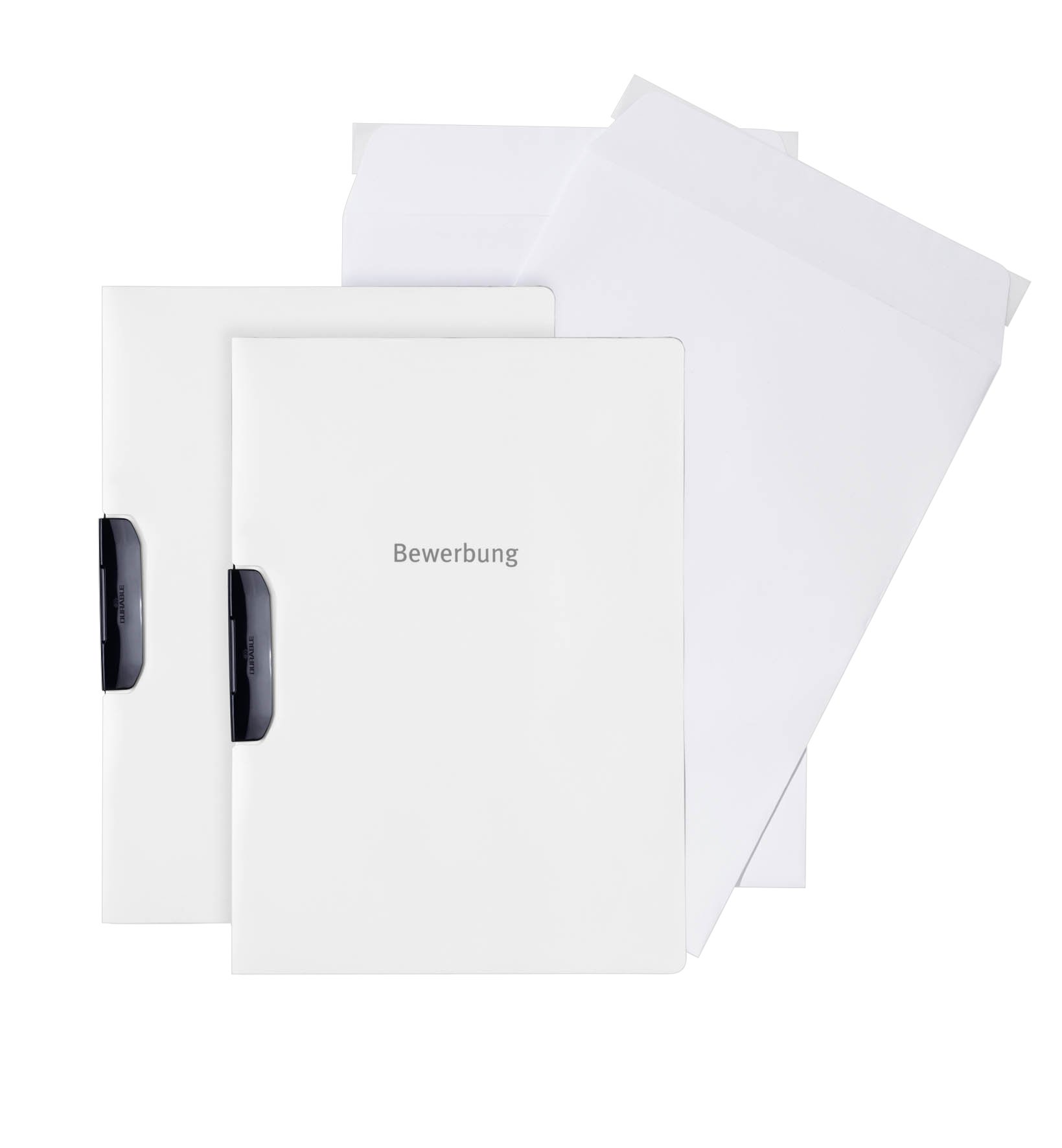 Durable 999107390 DURASWING JOB Application Set 2 Application Folders with 2 Envelopes white