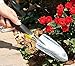 Ohuhu 3 Piece Softouch Garden Tool Set/Gardening Tool Set - Cultivator, Transplaner, Trowel