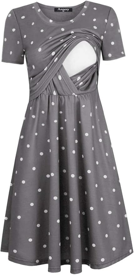 nursing friendly easter dress